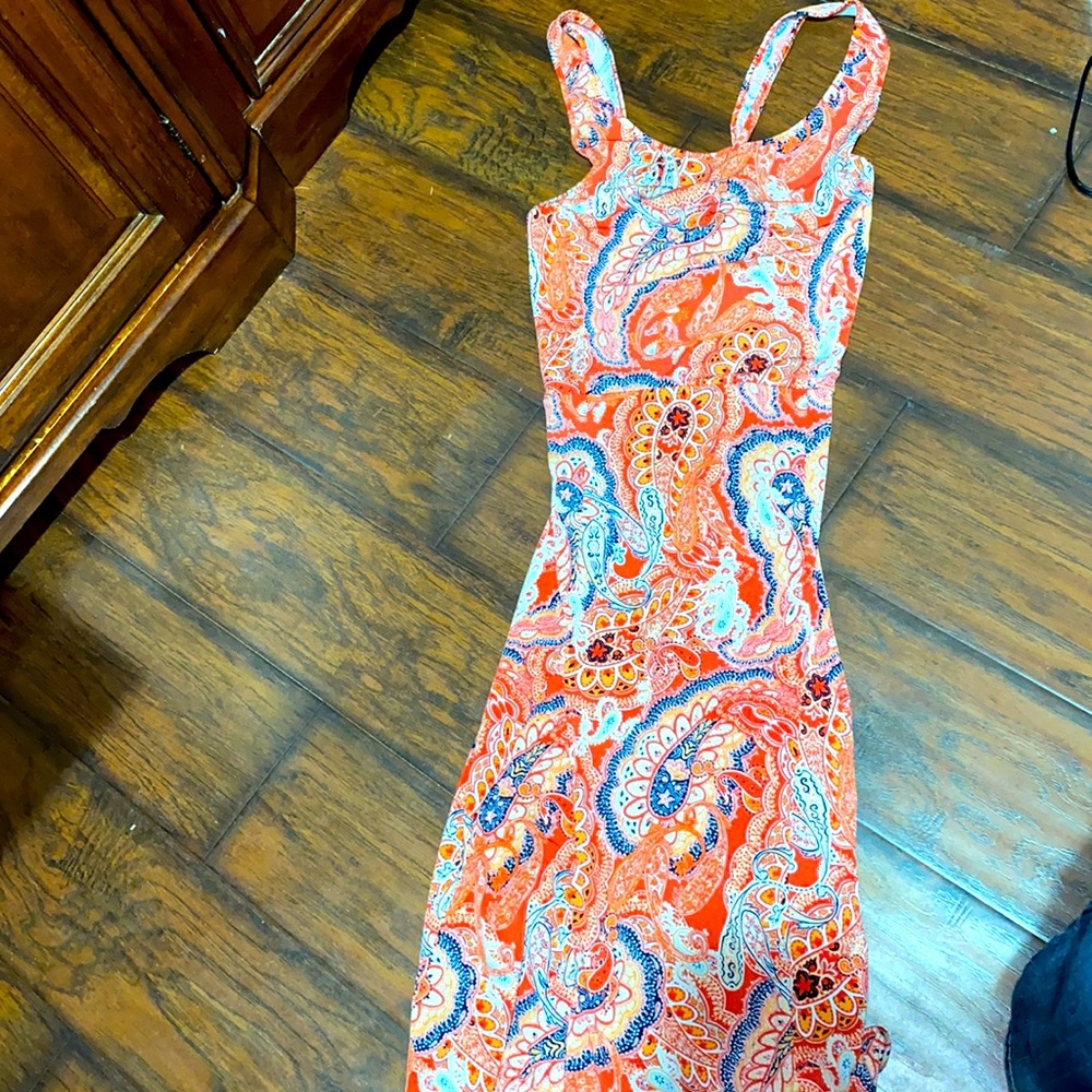 Bananna Republic sundress paisley print